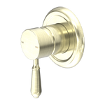 Load image into Gallery viewer, YORK SHOWER MIXER WITH METAL LEVER AGED BRASS
