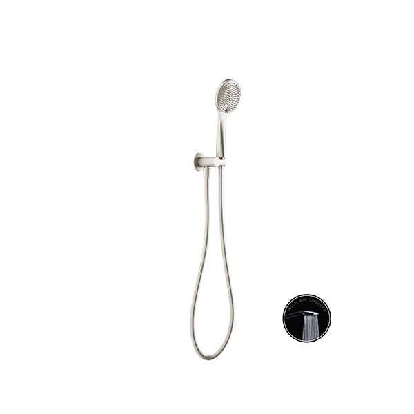 OPAL SHOWER ON BRACKET WITH AIR SHOWER BRUSHED NICKEL