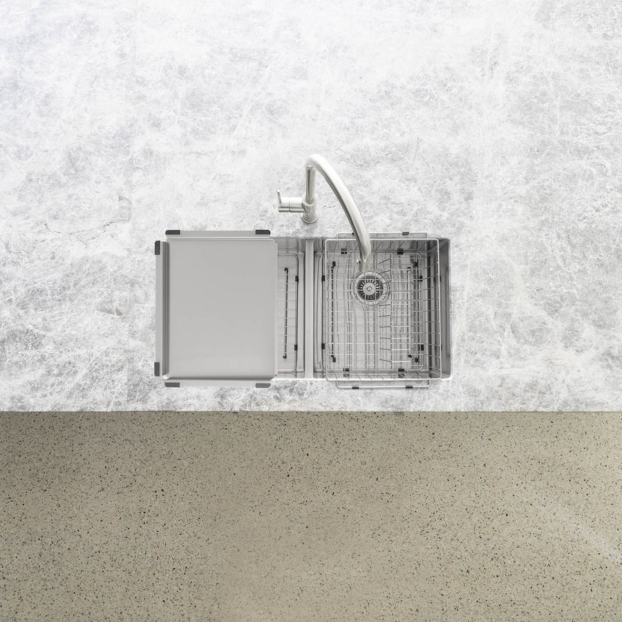 Dish Draining Tray - PVD Brushed Nickel