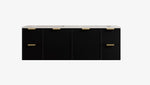 Load image into Gallery viewer, Madura Federation Wall Hung Cabinet Matte Black
