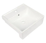 Load image into Gallery viewer, Semi Recess Basin Square 410x410x145
