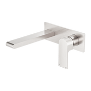 BIANCA WALL BASIN/BATH MIXER 230MM BRUSHED NICKEL