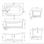 Load image into Gallery viewer, Ritz Freestanding Bath
