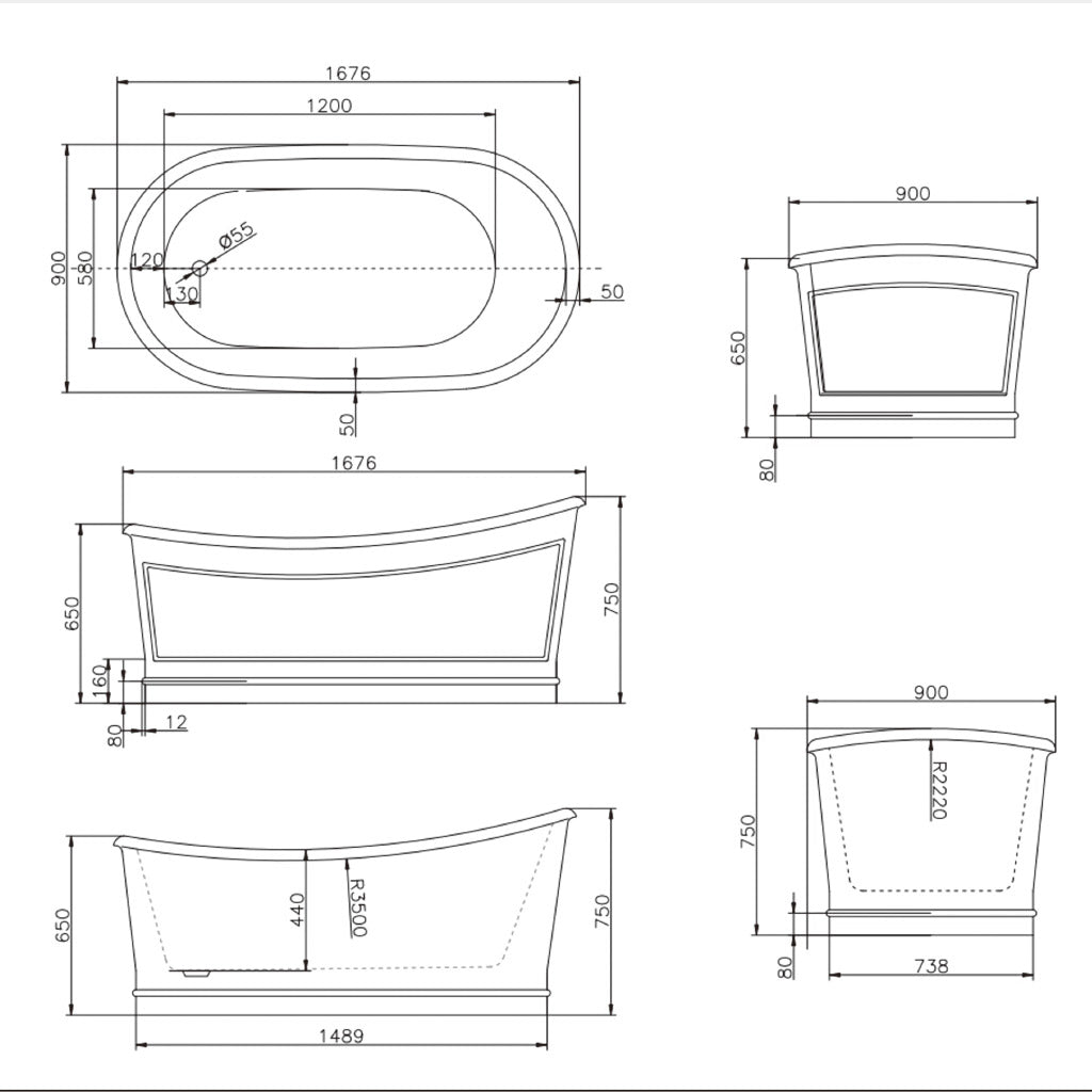 Ritz Freestanding Bath