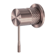 OPAL SHOWER MIXER 60MM PLATE BRUSHED BRONZE
