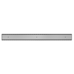 Load image into Gallery viewer, TILE INSERT V CHANNEL FLOOR GRATE 50MM OUTLET WITHOUT OUTLET AND HOLE SAW GUN METAL
