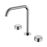 Serenity Bath/Kitchen Set Edge Spout With Metal Handle Chrome
