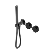 Serenity Progressive Shower System With Marquina Black Handle And Slim Shower Gun Metal