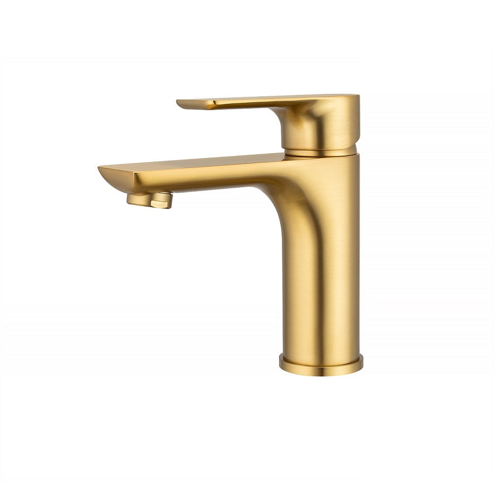 VOG Series Brushed Brass Basin Mixer