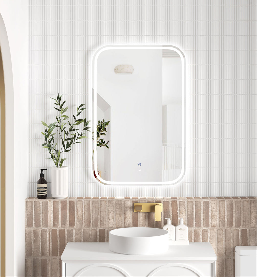 LED Newport Frameless Square Mirror
