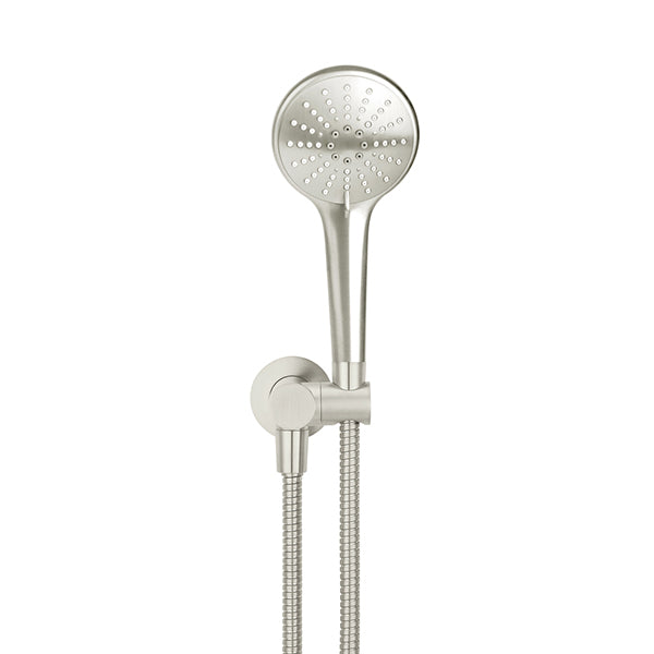 Round Hand Shower on Swivel Bracket - PVD Brushed Nickel
