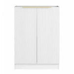 Load image into Gallery viewer, Bondi White Base Laundry Cabinet with 1060mm Cloudy Carrara Top