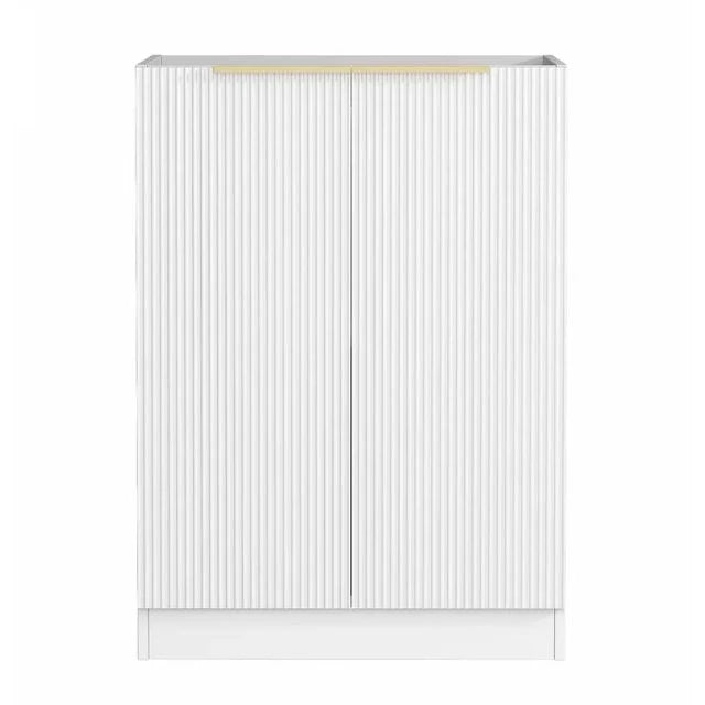 Bondi White Base Laundry Cabinet with 1060mm Cloudy Carrara Top