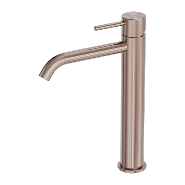 Zen SS316L Tall Basin Mixer Brushed Bronze
