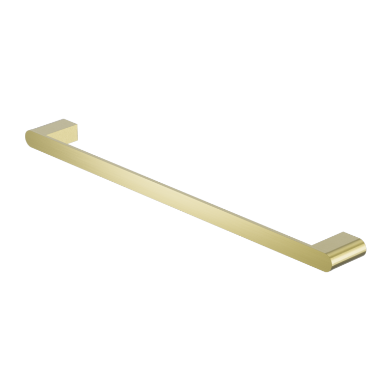 BIANCA SINGLE TOWEL RAIL 600MM BRUSHED GOLD
