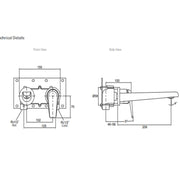 Avid Wall Mount Basin Set