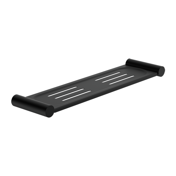 NEW MECCA METAL SHOWER SHELF MATTE BLACK