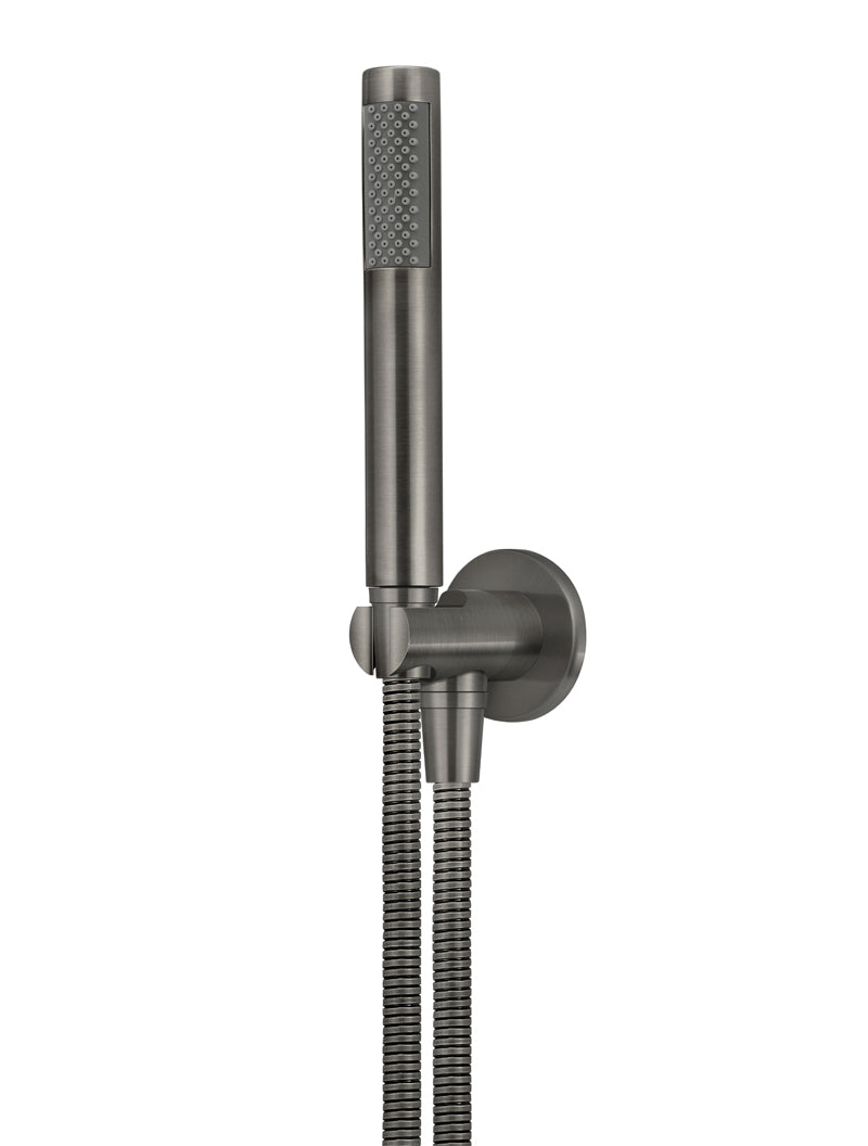 Round Hand Shower on Fixed Bracket - Shadow