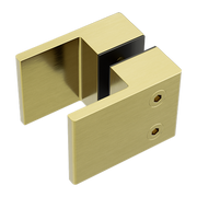 SQUARE SHOWER KNOB HANDLE BRUSHED GOLD