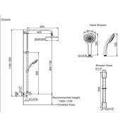 RAIN DUET ALTERNATIVE COLUMN -SQUARE SH