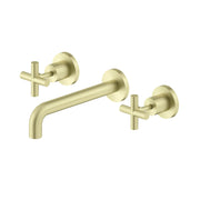 X PLUS WALL BASIN SET 215MM BRUSHED GOLD