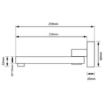 Load image into Gallery viewer, Black Bath/Basin Wall Swivel Spout
