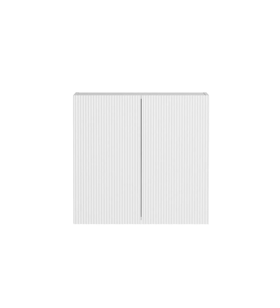 Bondi Laundry 630 Fluted White Wall Cabinet