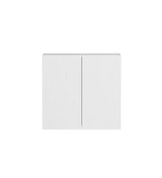 Bondi Laundry 630 Fluted White Wall Cabinet
