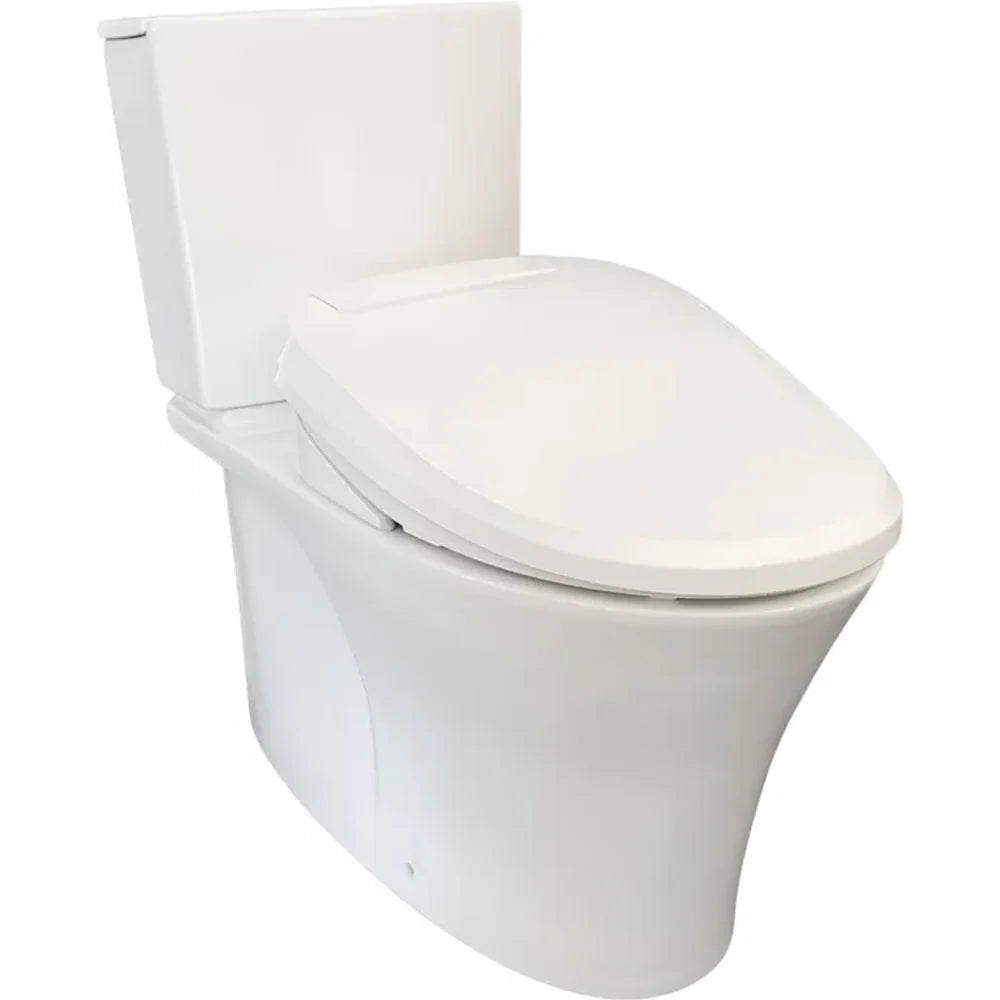 Veil 2pc BTW Toilet with  Kohler Bidet Seat C3-255 - Top Inlet Only
