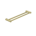 Load image into Gallery viewer, MECCA CARE 25MM DOUBLE TOWEL GRAB RAIL 600MM BRUSHED GOLD
