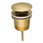 Load image into Gallery viewer, Brushed Brass Pop Up Waste Universal
