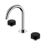 Load image into Gallery viewer, Serenity Basin Set Arc Spout With Marquina Black Handle Chrome
