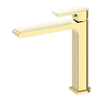 Load image into Gallery viewer, BIANCA MID TALL BASIN MIXER BRUSHED GOLD
