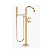 Components Floor Mount Bath Filler w Hand Shower  Bracket 77984T-9E-2MB + 97905T-DR-NA