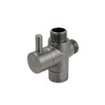 Load image into Gallery viewer, Brushed Gun Metal Grey Brass Bidet Diverter
