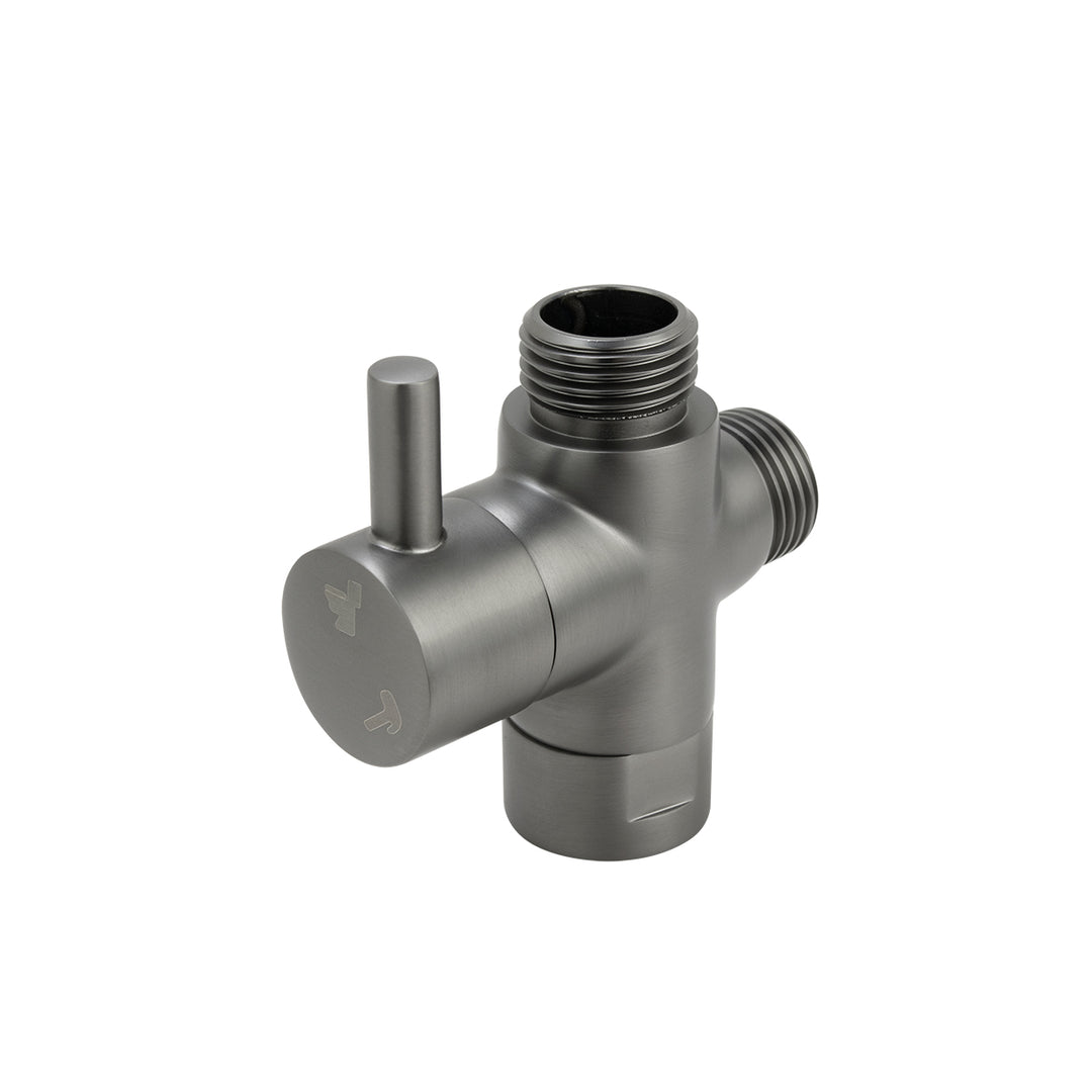 Brushed Gun Metal Grey Brass Bidet Diverter