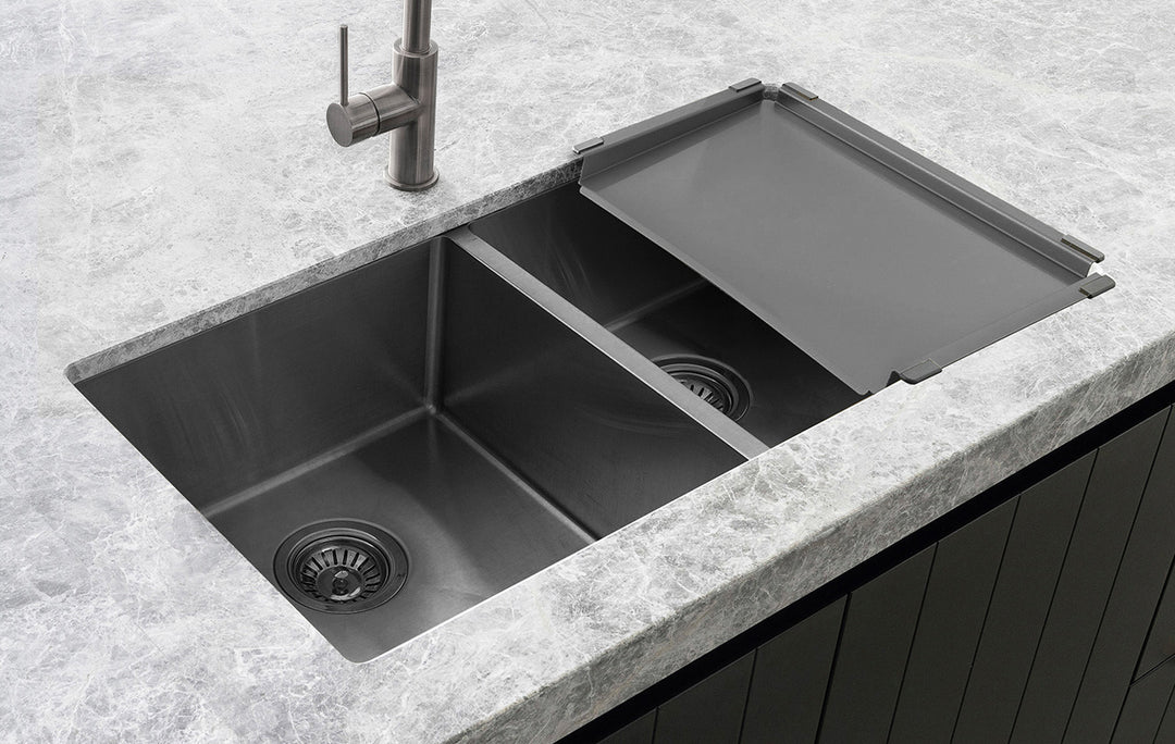 Dish Draining Tray - PVD Gunmetal Black