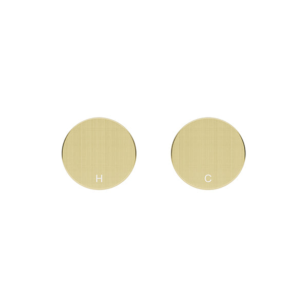 Circular Wall Taps - PVD Tiger Bronze