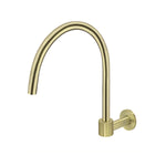 Load image into Gallery viewer, Round High-Rise Swivel Wall Spout - PVD Tiger Bronze
