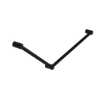 Load image into Gallery viewer, MECCA CARE 32MM DDA GRAB RAIL SET 45 DEGREE 750X900MM MATTE BLACK
