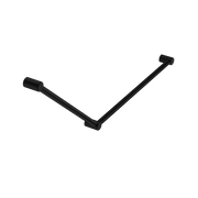 MECCA CARE 32MM DDA GRAB RAIL SET 45 DEGREE 750X900MM MATTE BLACK