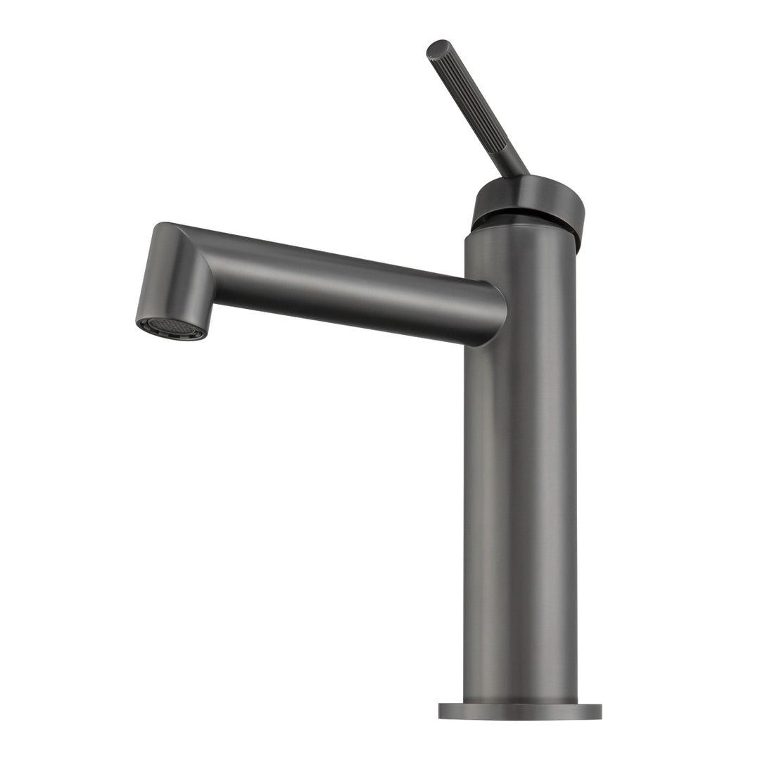 CADDENCE Series Brushed Gun Metal Grey Basin Mixer
