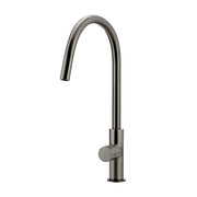 Round Pinless Piccola Pull Out Kitchen Mixer Tap - Shadow