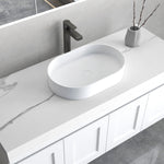 Load image into Gallery viewer, Noosa Solid Surface 585x385x110 Matte White Basin NF

