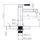 Load image into Gallery viewer, CADDENCE Series Brushed Gun Metal Grey Basin Mixer
