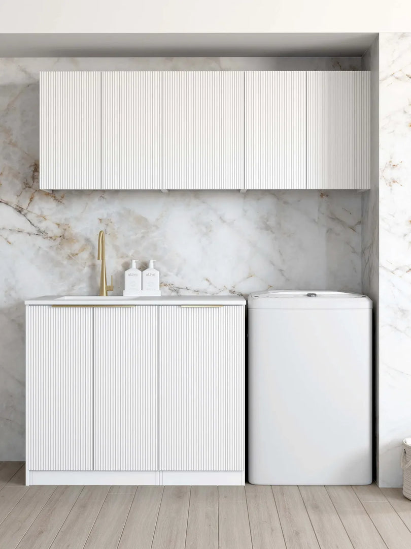 Laundry Kit 1715B Bondi White with Pure White Top