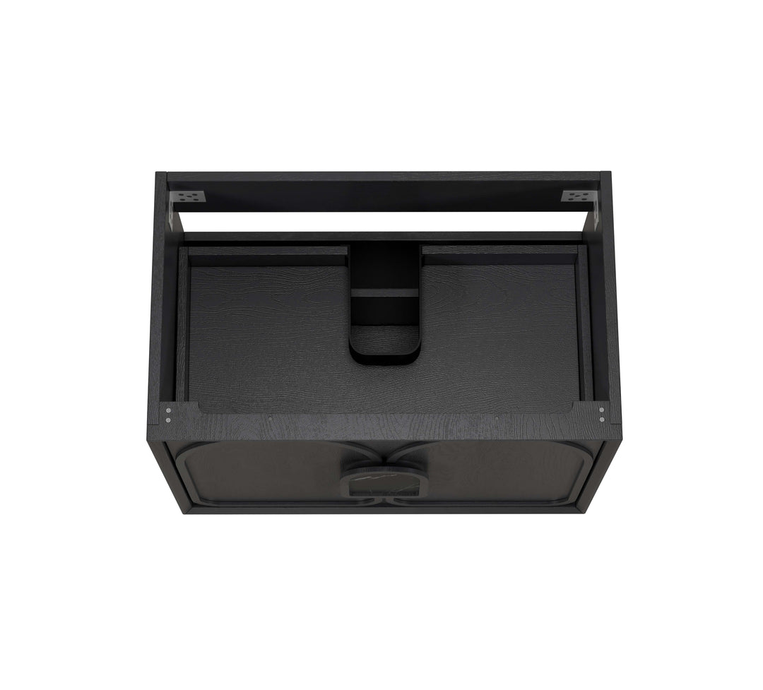 Laguna Black American Oak Wall Hung Vanity