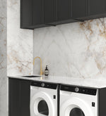 Load image into Gallery viewer, Laundry Kit 1960A Hampshire Black with Natural Carrara Marble Top
