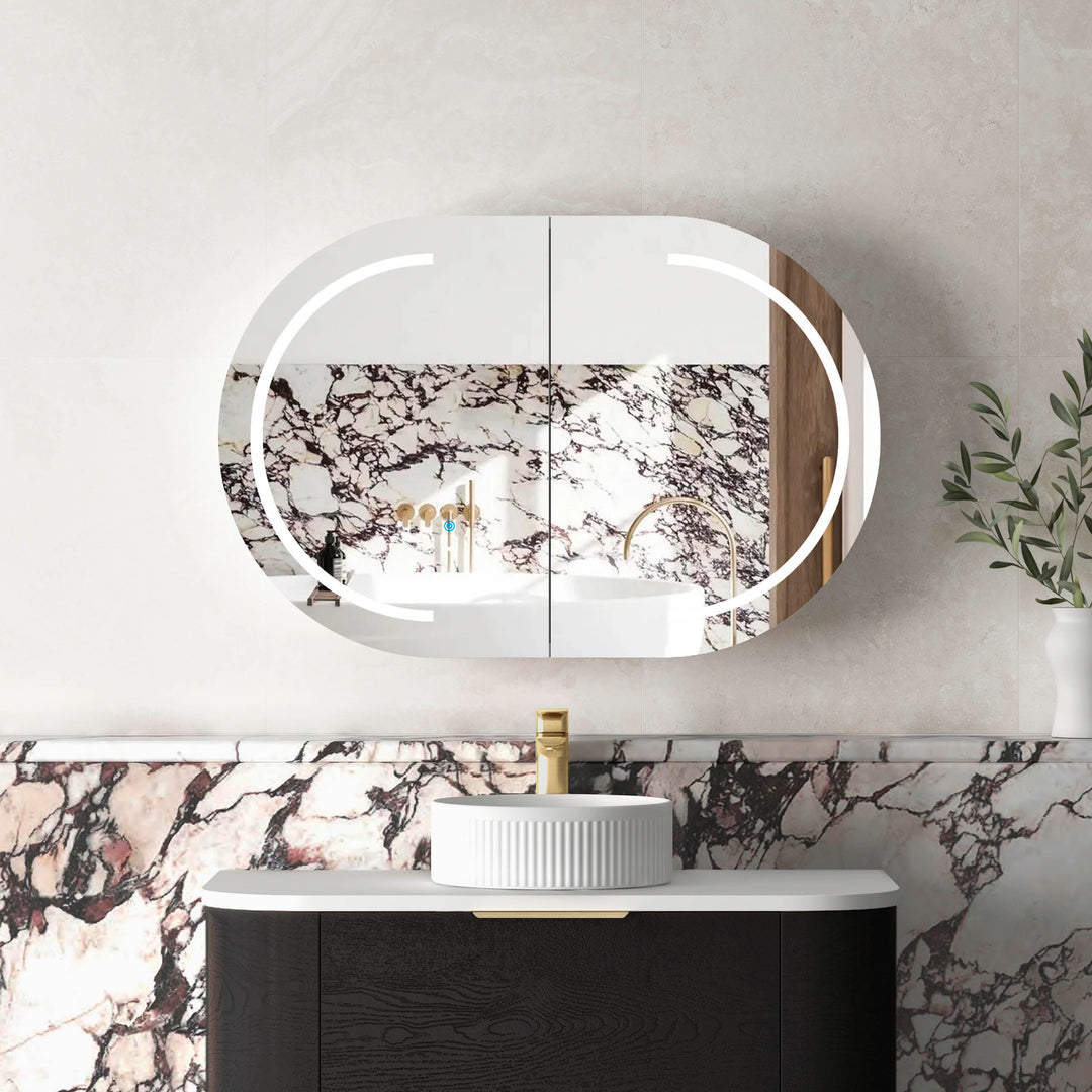 LED Bondi 900x600 Shaving Cabinet