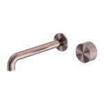 Load image into Gallery viewer, OPAL PROGRESSIVE WALL BASIN/BATH SET 160MM BRUSHED GOLD
